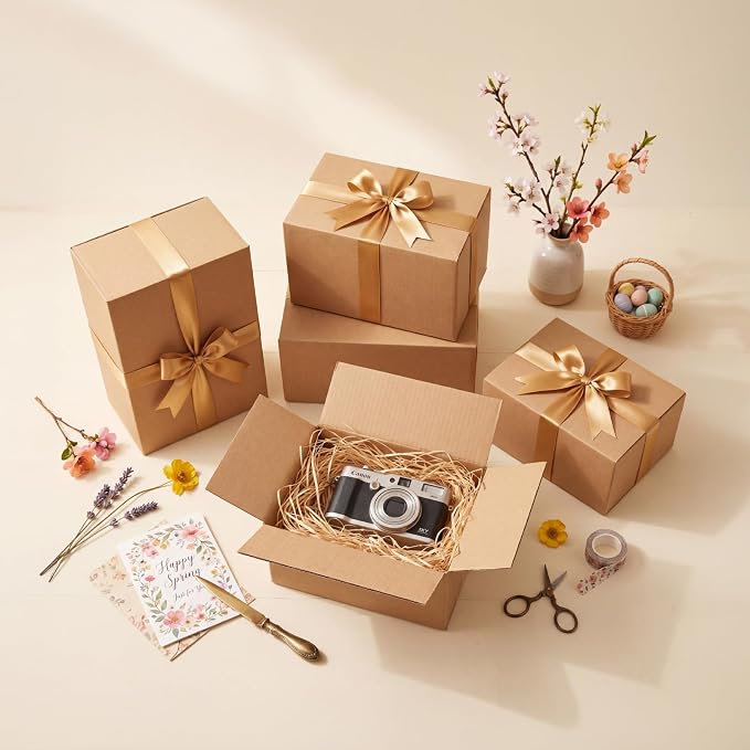 CRUGLA Assorted Sizes Shipping Boxes 30 Pack (10x7x5, 9x6x4, 8x6x4), Corrugated Cardboard Mailers, Each 10 PCS Small Boxes for Small Business Packaging, Shipping & Storage