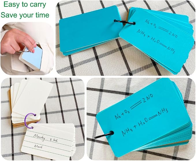 Key Chains or Key Rings with Binder Rings (100 Pack), 1 1/5" Size for School, Home or Office
