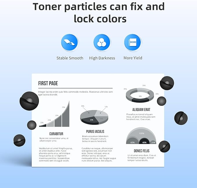 TN830 Toner Cartridge - Replacement for TN830 TN-830 TN830XL | to use with HL-L2460DW DCP-L2640DW HL-L2405W HL-L2400D HL-L2480DW MFC-L2820DW MFC-L2820DWXL Printer (Black, 2-Pack)