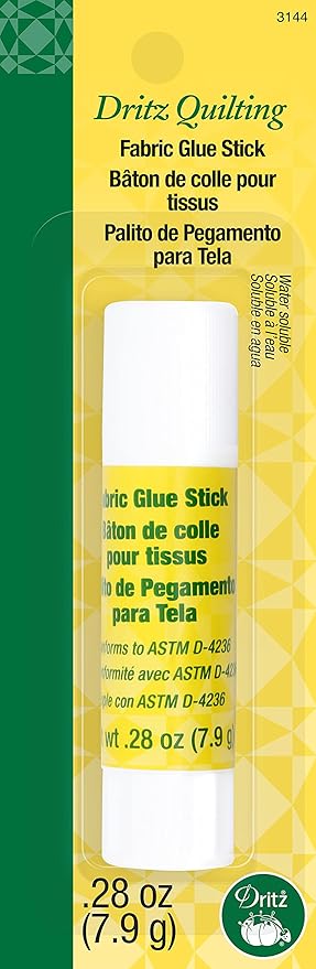 Dritz 3144 Fabric Glue Stick, 0.28-Ounce