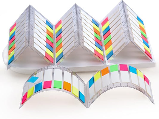 Golcellia 1280 Pieces, Transparent Sticky Notes, Page Markers, Book Tabs, Sticky Note Tabs, Sticky Tabs, Page Tabs, Label Stickers, Pop Up Index Tabs, Tabs Flags Stickers, Index Tabs Flags