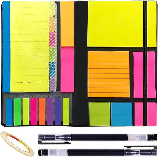 Sticky Notes Set 710 Pack, Divider Sticky Notes Tabs, Office Supplies, Planner Sticky Note Dividers Tabs, Book Notes, Back to School Supplies (710pcs)