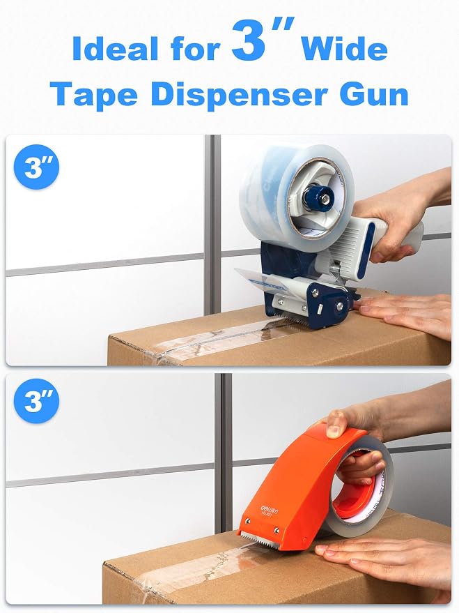 JARLINK Clearer Packing Tape 12 Rolls, Heavy Duty Packaging Tape for Shipping Packaging Moving Sealing, 2.8mil Thicker, 1.88 inches Wide, 60 Yards Per Roll, 720 Total Yards | Ultra Thick 2.8mil and 1.88" Wide. 60 Yards per Roll, 720 Total Yards. Heavy ...