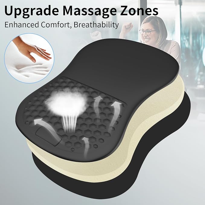 Ergonomic Mouse Pad with Wrist Rest Support, Mousepad with Comfortable Memory Foam Wrist Rest and Non-Slip PU Base for Pain Relief, Computer, Laptop, Office, Home