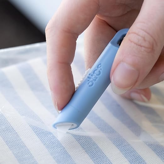 Slice Mini Pen Cutter | Keychain Knife and Box Cutter | Retractable Safety Cutter | Sky