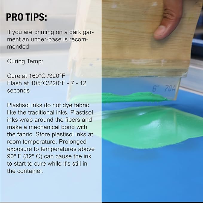 Rapid Cure® Screen Printing Ink Brown (Pint - 16oz.) - Plastisol Ink for Screen Printing, Fast Curing Fabric Paint - Screen Print Direct®, USA Made