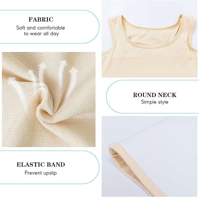LODAY Women Transgender Tomboy FTM Elastic Chest Binder Bra Pullover Tank Top