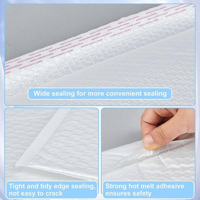 Ireer 1 Pack 14 X 19'' Large Bubble Mailers Padded Envelopes Self Seal | Poly Cushioned Protection, Waterproof Exterior, For Business Shipping Gifts Packaging, Secure Adhesive, Durable Mailing Bags