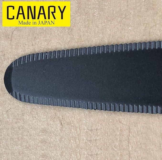 CANARY Cardboard Cutter with Sheath, 7.5" Safe Box Opener/Box Cutter Tool [Non-Stick Coated Blade], Serrated Japanese Stainless Steel Blade, Made in Japan (Bulk Pack of 5)