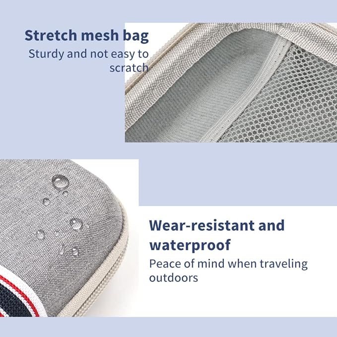 Phomemo Label Printer Case Hard Carry Case Compatible D30/M02/Q31/M110/T02 Label Printer, Label Maker Labeler Storage Holder