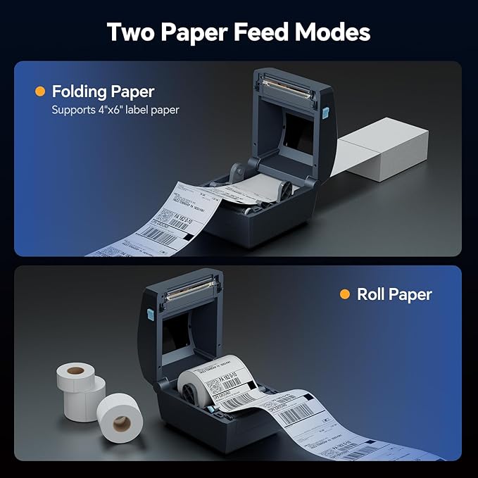 iDPRT iD880 Industrial Thermal Printer Supports 1.18"-4.09" Wide Labels | Label Maker 6IPS, 203 DPI, USB/Ethernet, Major E-Commerce Compatible, for Warehouses & Logistics, Barcode Label & Receipts