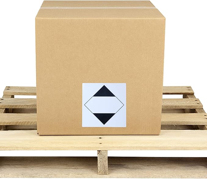 Hybsk 3x3 Inch Diamond Ground ORM-D Shipping Labels for Warehouse Handling Transport Square Shipping Stickers Total 200 Labels Per Roll (3x3 inch)