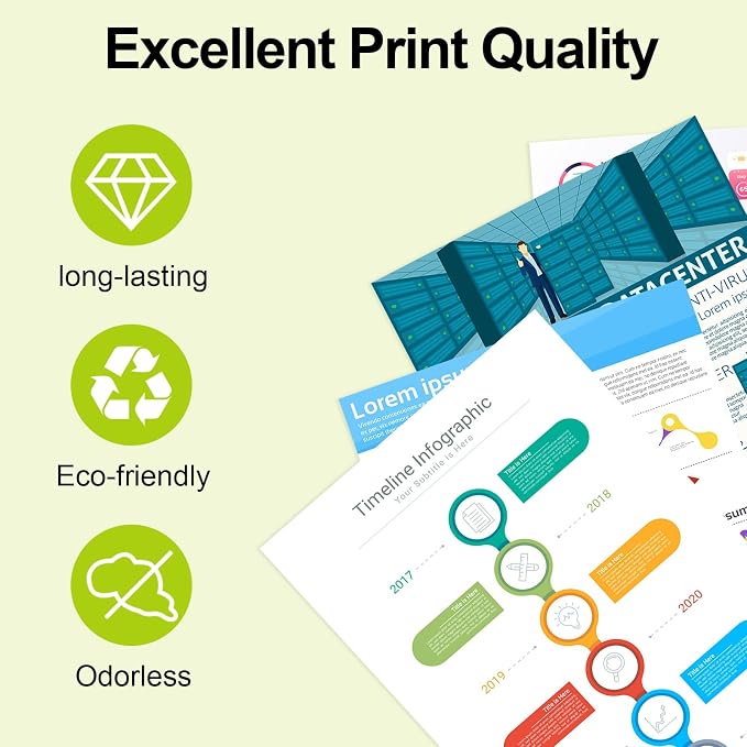 greencycle 1 Pack Compatible Toner Cartridge Replacement for HP 410A 410X CF412X Yellow Toner Works on Color Laser Jet Pro M452dn M452dw M452nw M477fdn M477fdw M477fnw M377dw Printer