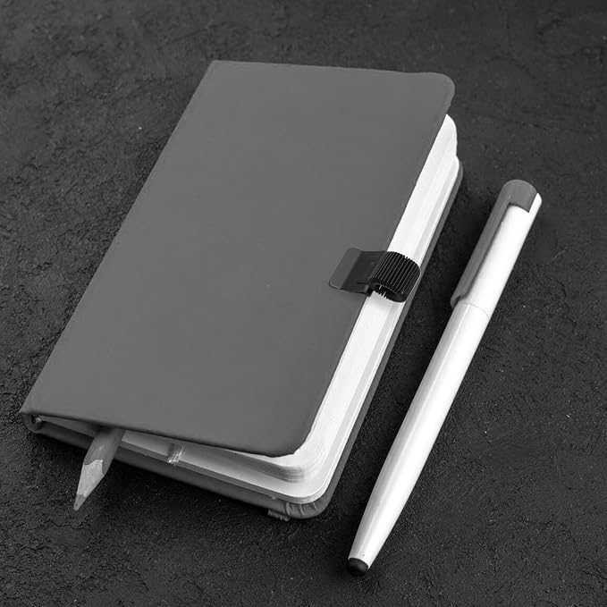 T Tulead Black Pen Clipboard Holders Adjustable Pen Clip Organizer 5PCS | Fit Clip Less Than 2mm Board, Metal Pencil Holder Clips Decorative Spring Loop Pencil Pen Clip Organizers for Notebook