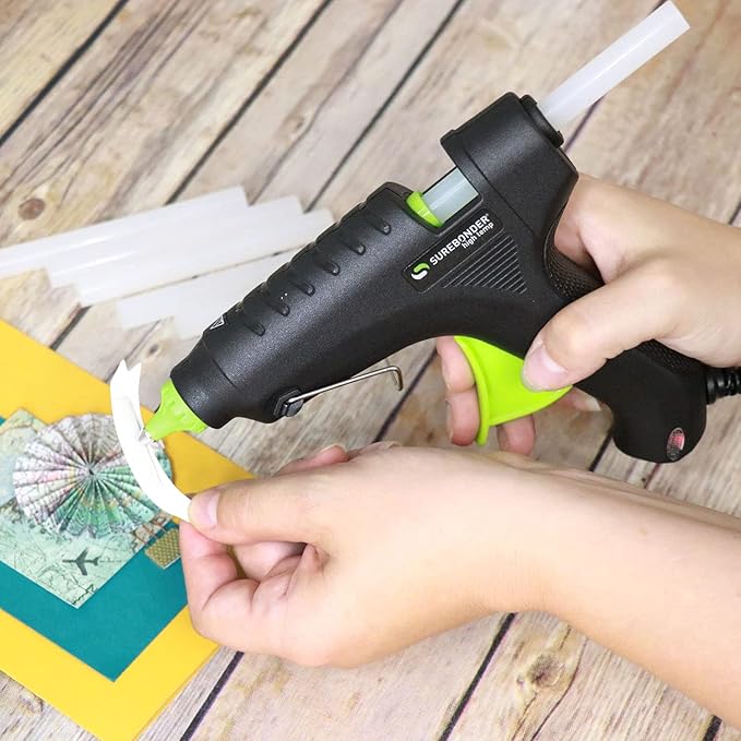 Surebonder H-270 Essentials Series 40 Watt Full Size High-Temperature Hot Glue Gun for Crafting, DIY, Repairs - Black
