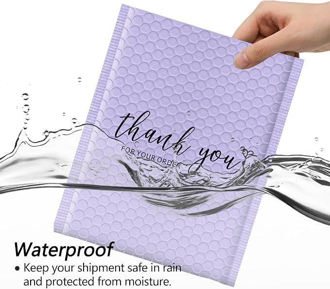 JinRuiKJ Multicolored1 Bubble Mailers 6x10" 25 Pack, Padded Envelopes, Cushioning Padded Shipping Envelopes for Jewelry, Makeup - Pink, White, Green, Purple, Rose Red
