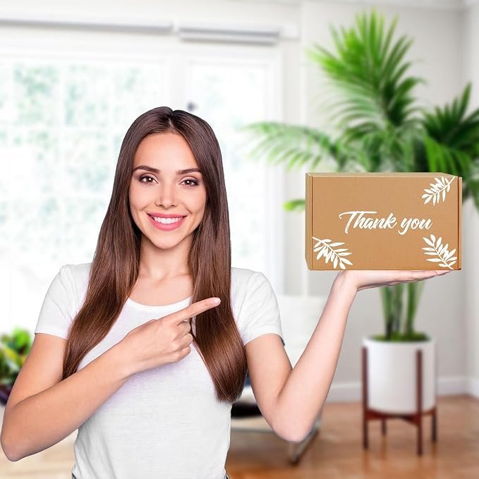 Shipping Boxes Inner Measurement 7x5x2 inches Brown Small Mailing Boxes 50 Pack Cardboard Corrugated Box Mailers (7X5X2)