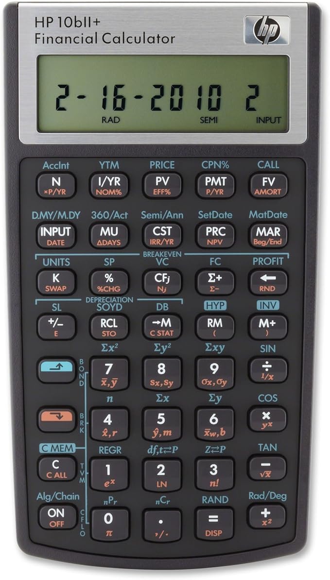 HP 10bII+ Financial Calculator