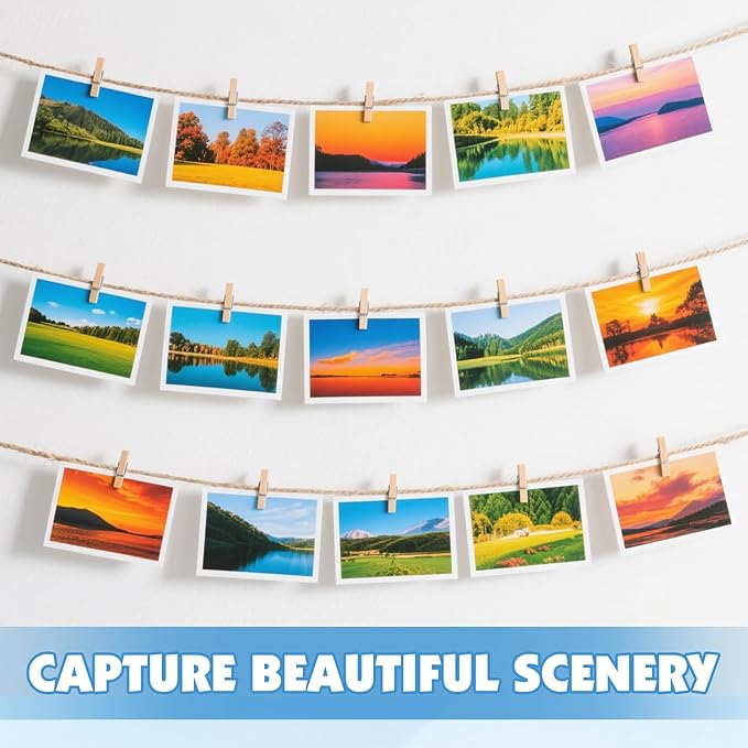 150 Sheets Glossy Photo Paper, 4in x 6in Inkjet Photo Printer Paper, Picture Paper for Photos, Calendars, Brochures, Cards, Menus(180gsm / 48lb)