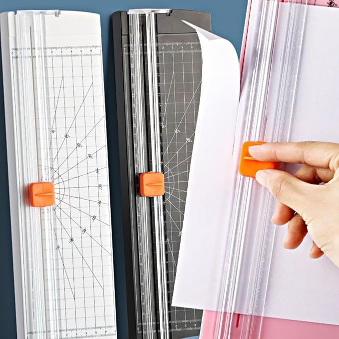 Paper Cutter,Paper Shredder,Paper Cutter Slider with Ruler,A4 Cardboard Cutter,Office School Classroom Teacher Scrapbook Supplies,File Organizer Accessories,Cardstock Wrapping Paper Trimmer