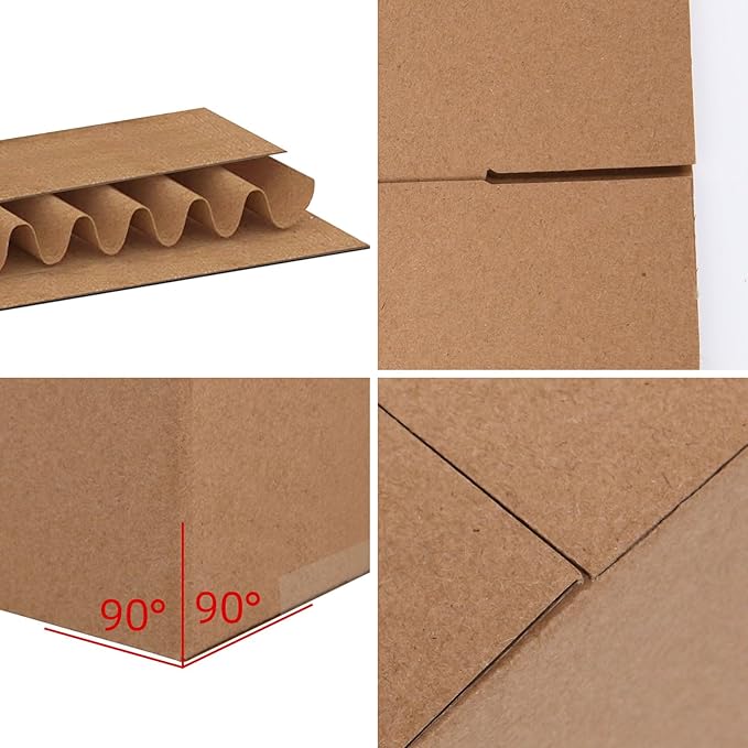 25 Packs 7"x5"x4" Small Cardboard Shipping Boxes for Mailing, Packing and Storing (7x5x4)
