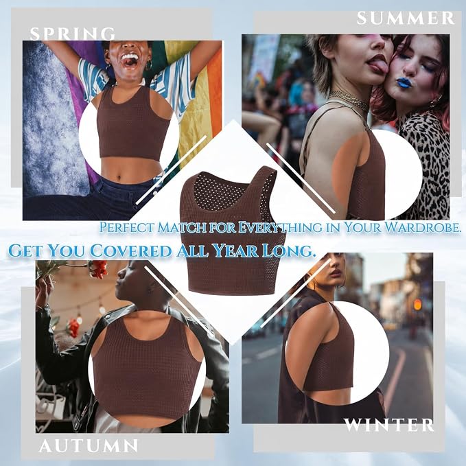 LGBT UNICORNS Chest Binder, Pullover Design Binder Trans, Moisture-Wicking, with 1PC Fragrance Card & 1PC Sticker, Black
