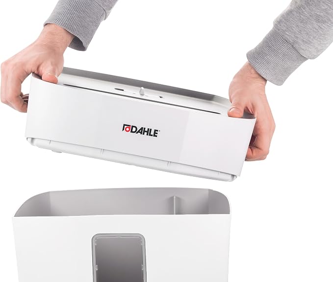 Dahle PaperSAFE PS 100 Paper Shredder, Oil Free, Jam Protection, Security Level P-4, 5 Sheet Max, Shreds Staples, Paper Clips & Credit Cards