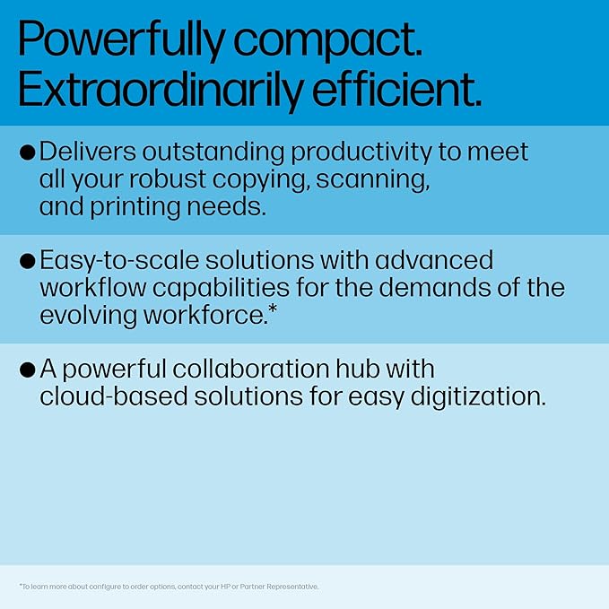 HP Color LaserJet Enterprise MFP 5800dn Printer, Print, Scan, Copy, Best for Business (6QN29A)