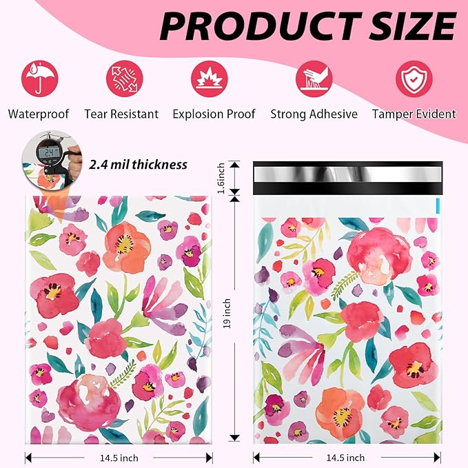 Oududianzi Large Poly Mailers 14.5x19, 50Pack Shipping Bags, Mailing bags, Mailers Poly Bags for Shipping, Shipping Envelopes, Packaging Bags for Small Business
