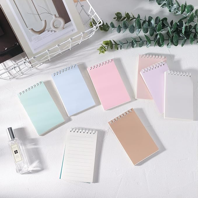 Ddaowanx Small Notebooks Bulk,3x5 Pocket Spiral Notepads With Lined Pages | 48 Pcs Mini Notebook for Work,Nursing School Essentials,School&Office Supplies,Nurse Gifts