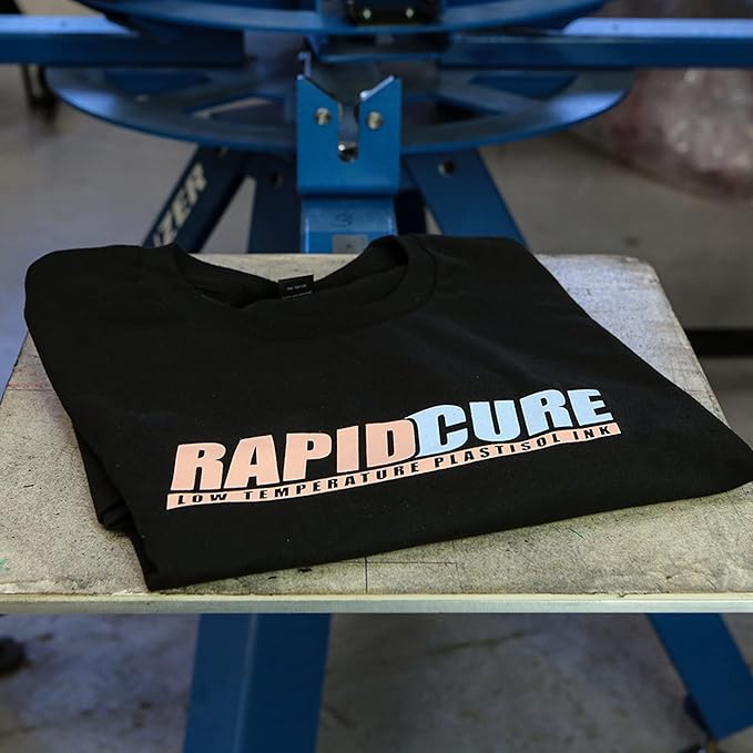 Rapid Cure® Screen Printing Ink Pastel Orange (Gallon - 128oz.) - Plastisol Ink for Screen Printing Fabric - Low Temp. Curing Plastisol by Screen Print Direct - Orange Plastisol Ink for Silk Screens