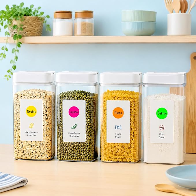 3/4 Inch Color Coding Label Stickers,5000PCS Circle Inventory Sticky Dots Sticker (10 Colors)