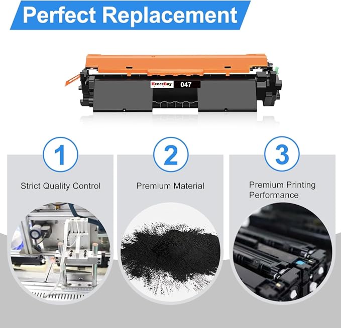 047 Black Toner Cartridge Replacement for Canon 047 Toner Cartridge for Canon ImageCLASS LBP113W MF113W MF110/LBP110 Series, i-SENSYS LBP113W MF113W MF110/LBP110 Series Printers (1 Pack)