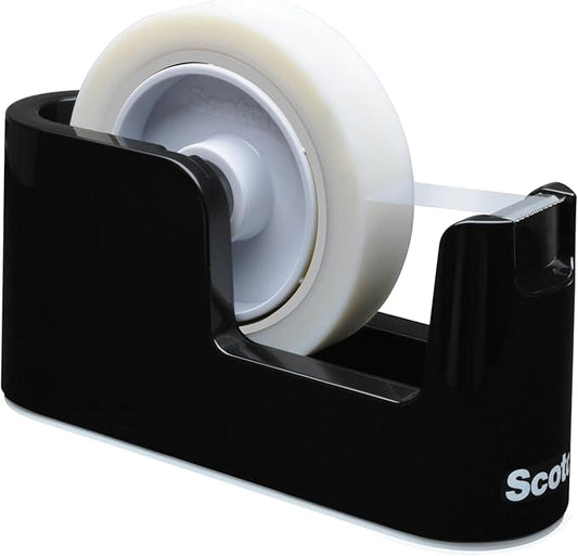 Scotch Deluxe Tape Dispenser, Black (C24)