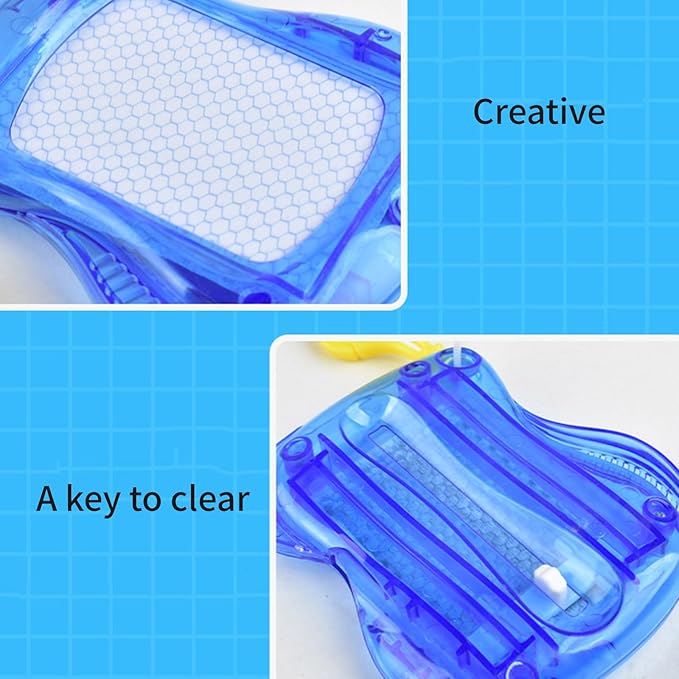 6Pieces Creative Whiteboard Keychain Set Doodles Board Keychain Drawing Board Keyring Suitable for School Travel Art
