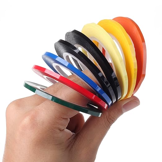 Mr. Pen- Whiteboard Tape, 8 Pack, Assorted Colors, Thin Tape for Dry Erase Board Accessories, Whiteboard Accessories, Chart Tapes