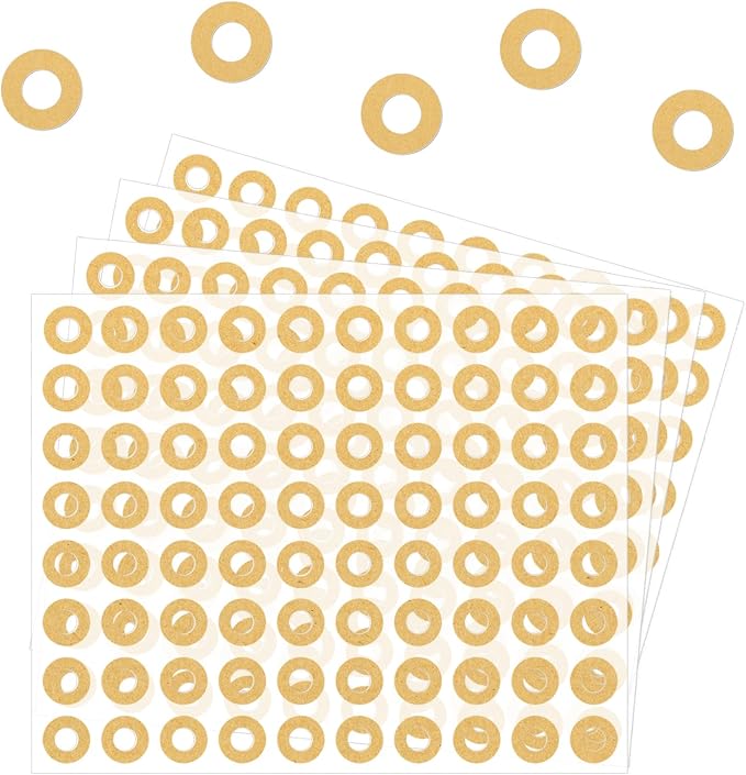 Hole Reinforcement Stickers Labels,Kraft,Pack of 2880
