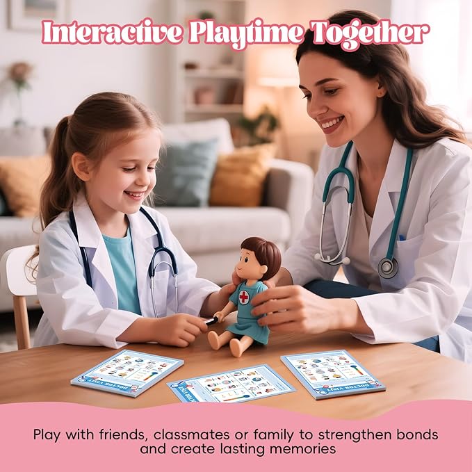 6 Pack Kids Pretend Play Notepads, 40 Pages Kids Playtime Pads, 4'' x 6'' Girls Theme Imaginative Role Play Activity Pads