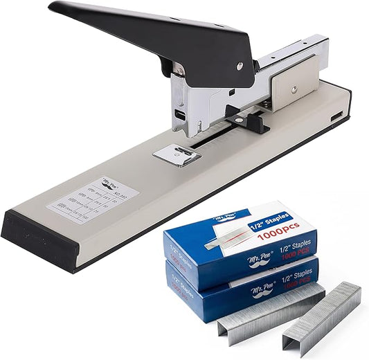 Mr. Pen Heavy Duty Stapler - 1000 Staples, 100 Sheet High Capacity