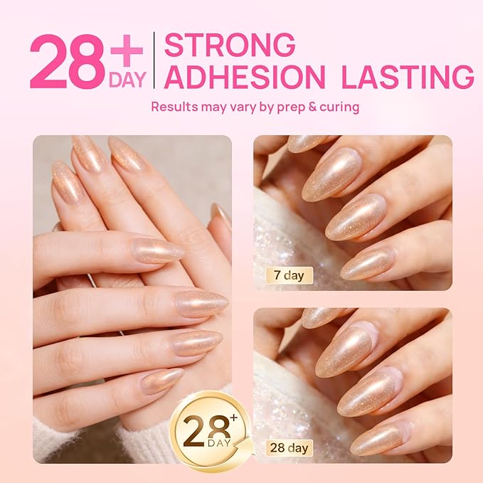 krofaue Solid Nail Glue Gel, Press on Nail Glue 2Pcs 20g UV LED Lamp Curing Strong Adhesion for Acrylic Nail Tips Rhinestones 3D Nail Gel Nail Extension, Art DIY Home Professional Salon Beginners