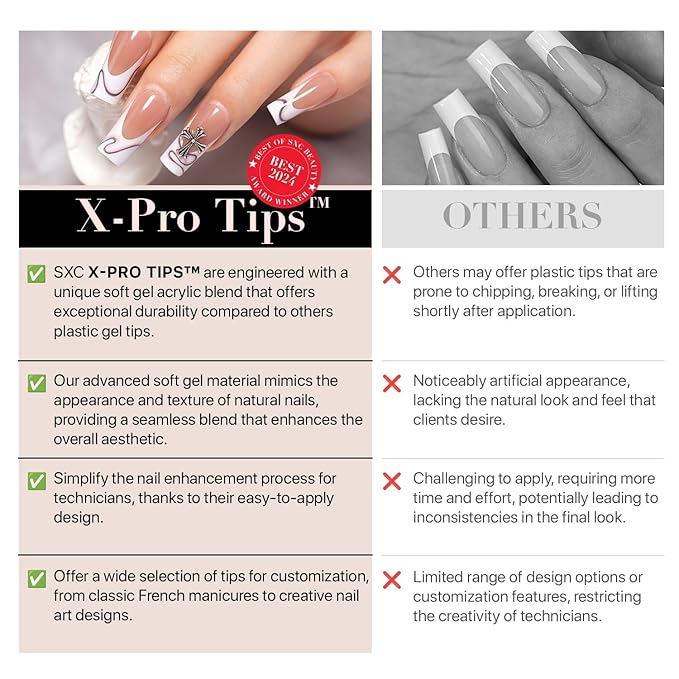 SXC Cosmetics French Tip Press On Nails Brown Extra Short Square 150 Pieces in 15 Sizes Ultra Fit with Pre-applied Tip Primer and Base Coat, No Need to File Fake Nails for Nail Art DIY X-Pro Tips