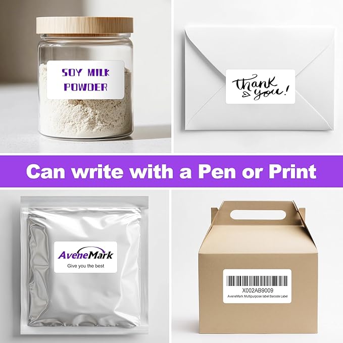 1000 Labels (100 Sheets) - 2" x 4" Shipping Address Labels - 10-Up Mailing Stickers for Laser/Inkjet Printers - 8.5" x 11" White Printer Labels - Multipurpose Address Papers