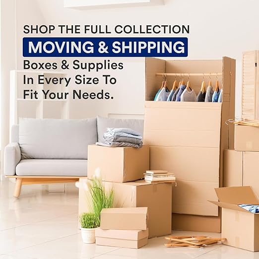 BOX USA Moving Boxes 18"L x 14"W x 12"H (20-Pack) Medium - Corrugated Cardboard Box for Shipping, Mailing, Packing, Packaging and Storage