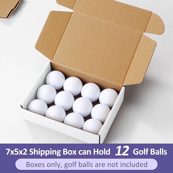 Eupako 7x5x2 Small Shipping Boxes 50 Pack - White Cardboard Box Mailers, Corrugated Mailing Boxes for Packaging Small Business