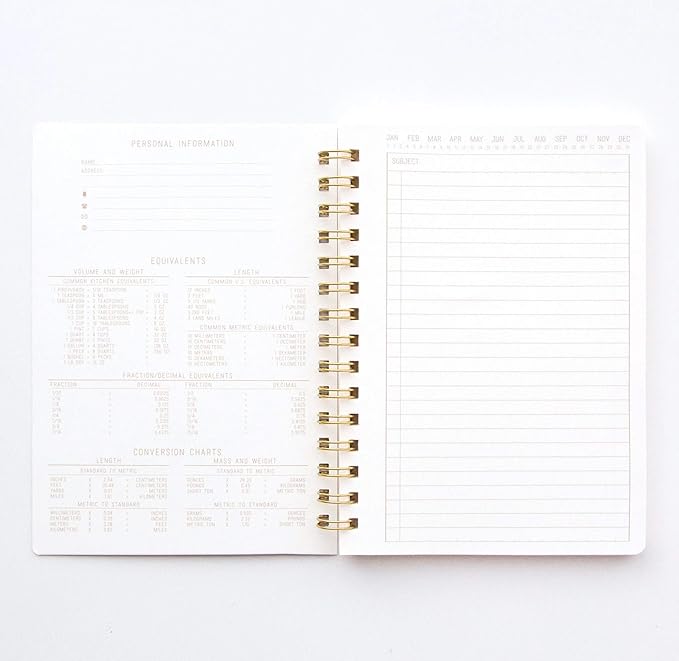 DesignWorks Ink Textured Paper Twin Wire Notebook, Daily Planner & Soft Cover Writing Journal, 160 Lined Perforated Pages, Small Spiral Notebook for Work & Journaling, 6 x 8.25 in, Black