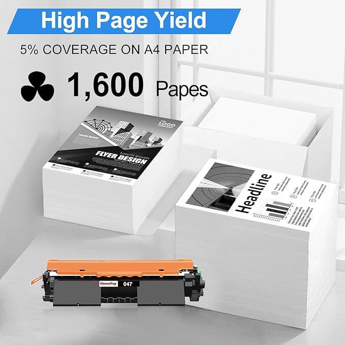 047 Black Toner Cartridge Replacement for Canon 047 Toner Cartridge for Canon ImageCLASS LBP113W MF113W MF110/LBP110 Series, i-SENSYS LBP113W MF113W MF110/LBP110 Series Printers (1 Pack)