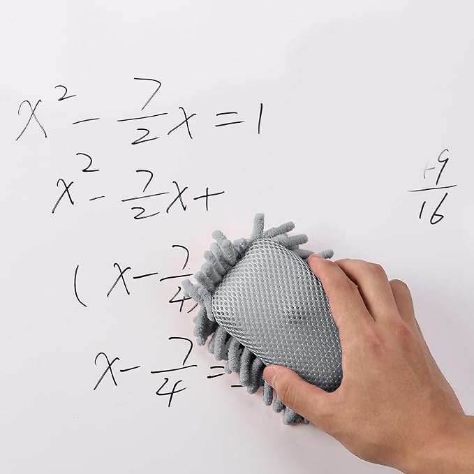 Mr. Pen- Magnetic Microfiber Shag Whiteboard Erasers, 4" x 6", 4 Pack | Dual Surface, Washable Large Dry Erase Board Cleaner for Chalk, Marker, Classroom, Office, Home