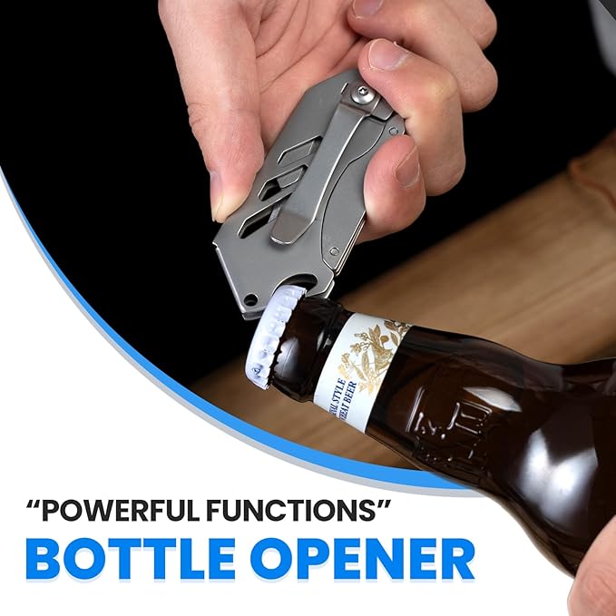 Folding Utility Knife EDC Quick Change Razor Knife Box Cutter with 5PC SK5 Razor Blades work knives keychain suitable for daily cutting