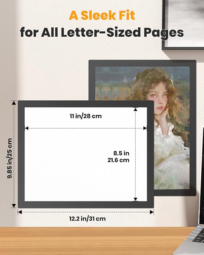 Uniclife 24 Pack Magnetic Sign Holder 8.5" x 11" Self-Adhesive Magnetic Picture Frame Wall Mounted Display Frame for Home Office Store Poster Document Holder for Wall Door Glass Window Refrigerator