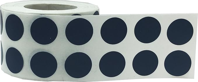 Navy 1/2" Inch Round Adhesive Labels 1,000 Color Coding Dot Stickers for Efficient Inventory Management, Crafting Projects, and Organizational Tasks in Offices, Schools, and Homes